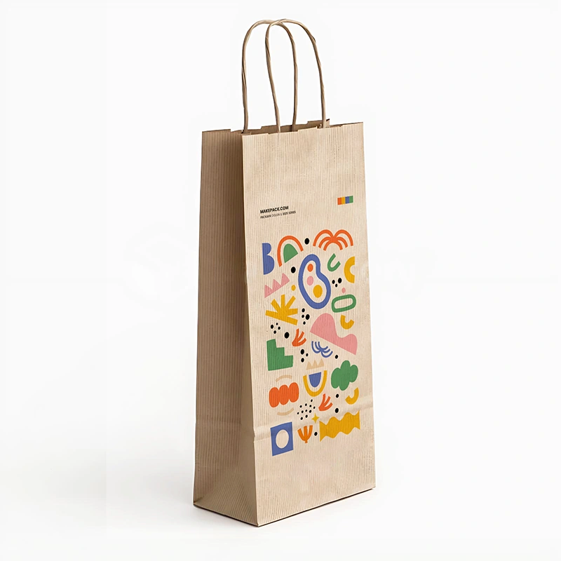Kraft Wine Gift Bags