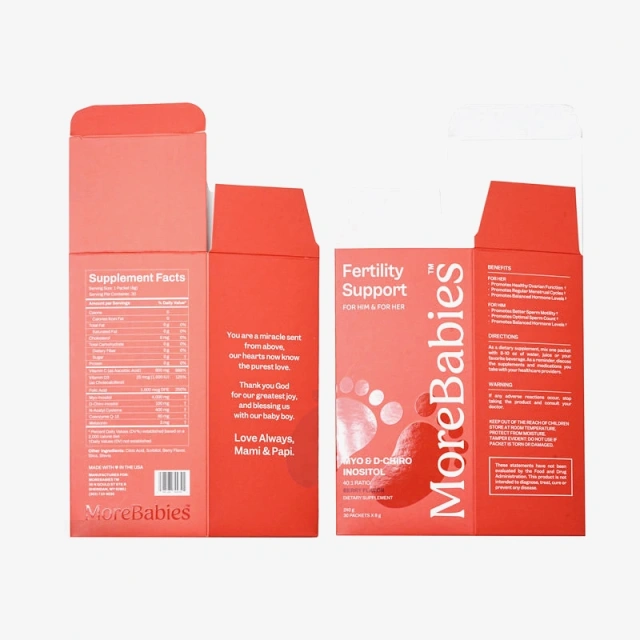 Healthcare Product Packaging Box for Auto Bottom