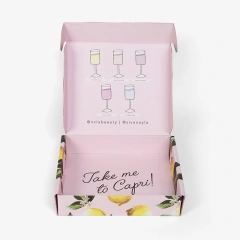 Pink Sweet Beverage Corrugated mailer