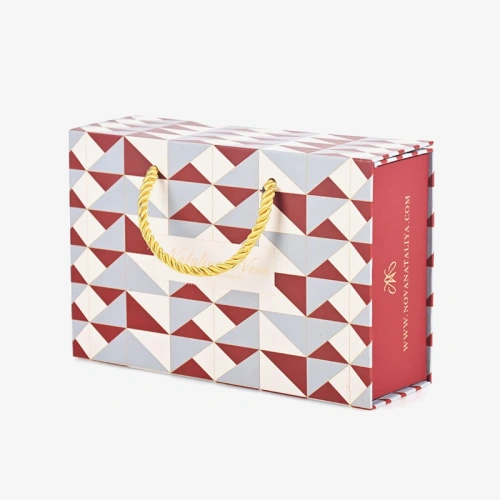 Collapsible luxury Craft Gift Boxes with Handle