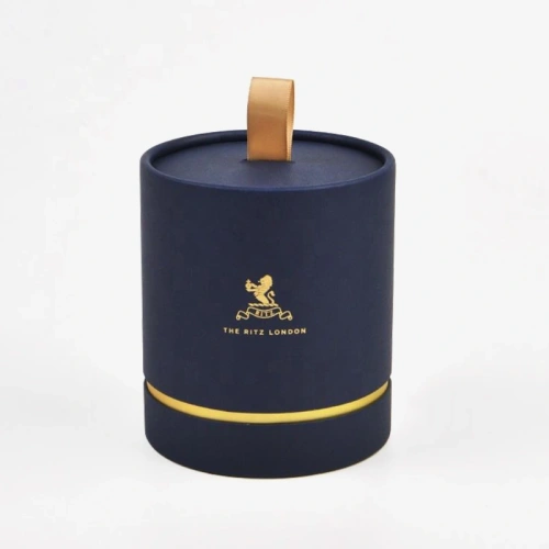 Round Shaped Tea Box with Handle