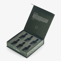 Flip Top Wine Box with Insert