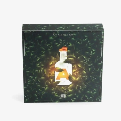 Flip Top Wine Box with Insert