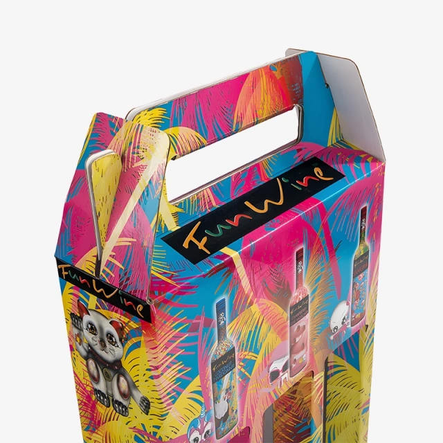 Custom Printed Wine Bottle Carrier