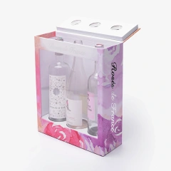 Three Bottles Magnetic Beverages Gift Box