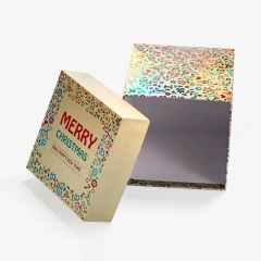 Christmas Flower Chocolate Lid and Base Box