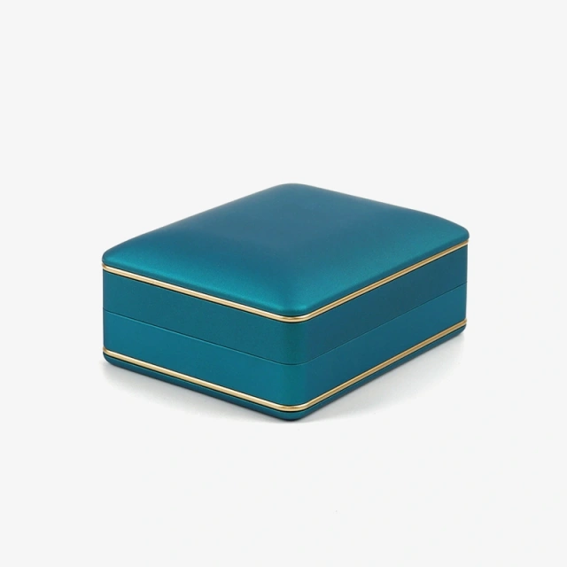 Mini Jewelry Box Leather Ring Rigid Boxes