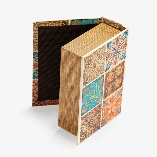 Book Shape Luxury Jewelry Packaging Box