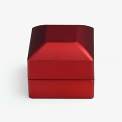 Mini Jewelry Box Leather Ring Rigid Boxes