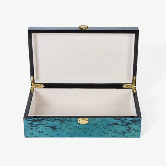 Luxury Wood Jewelry Wooden Storage Flip Box