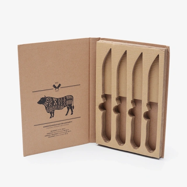 Recycle Paper Packaging Corrugated Cardboard Knife Box