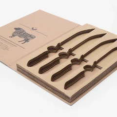 Recycle Paper Packaging Corrugated Cardboard Knife Box