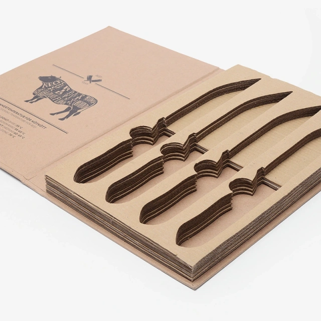 Recycle Paper Packaging Corrugated Cardboard Knife Box