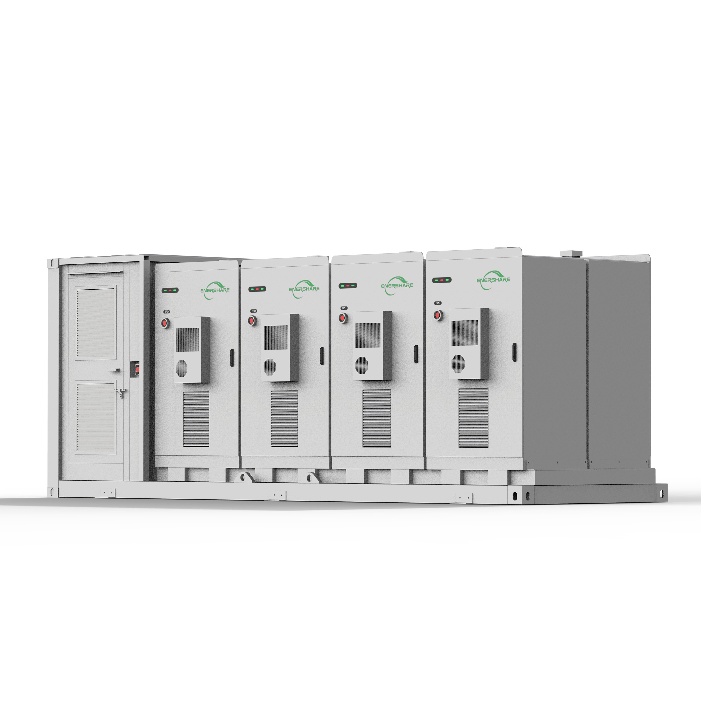Sistema de almacenamiento en microrred de 800 kWh y 1 MWh, central eléctrica de almacenamiento de baterías en contenedores de 0,5 C bess,EnerShare,Sistema de almacenamiento en microrred de 800 kWh y 1 MWh, central eléctrica de almacenamiento de baterías en contenedores de 0,5 C bess
