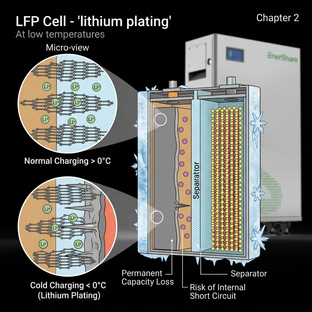Four-step heating logic of the BMS