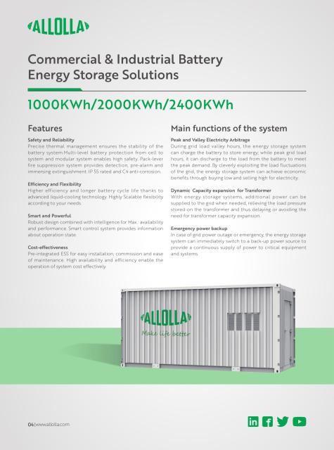 Commercial & Industrial Battery