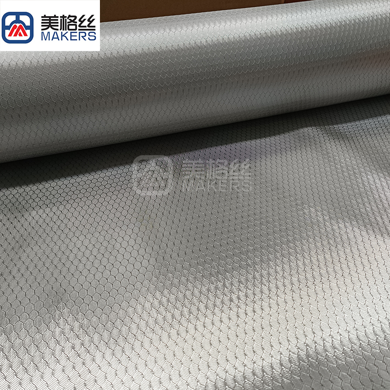 240g 足球纹 银色电镀布