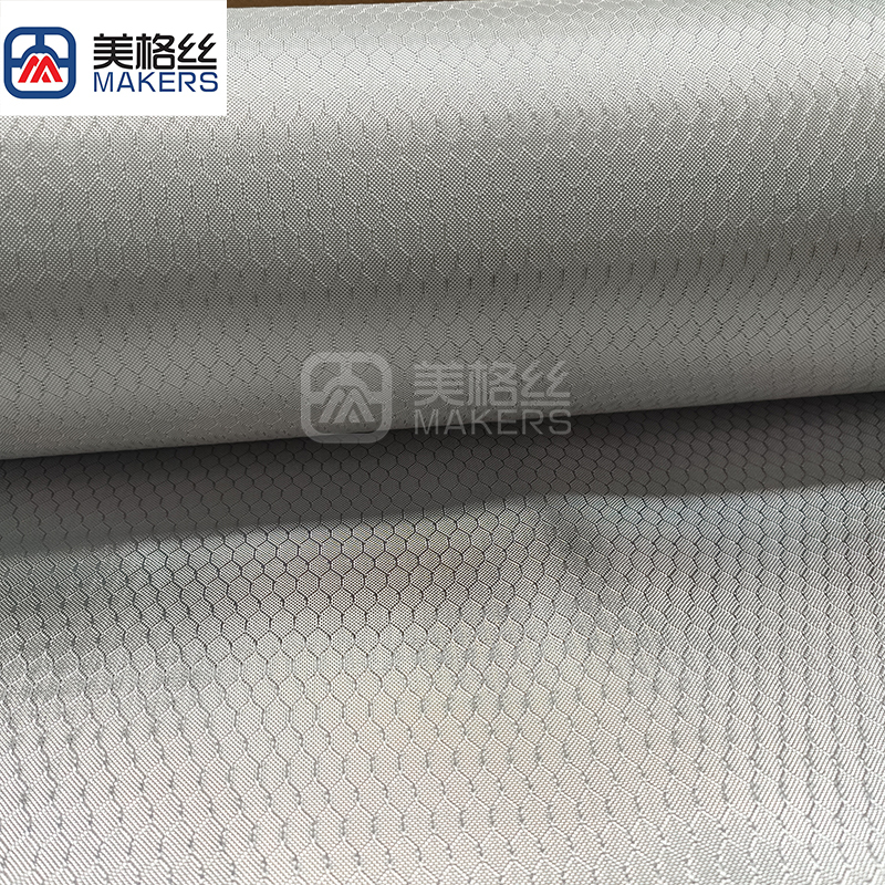 240g 足球纹 银色电镀布