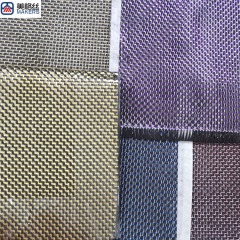 3K240克 金色平纹 金属丝碳纤维布