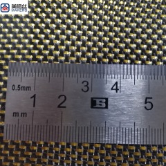 3K240克 金色平纹 金属丝碳纤维布