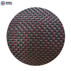3K240克 红色 金属丝碳纤维布