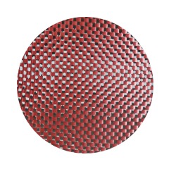 3K 200克 碳纤芳纶混编布 平纹 红黑