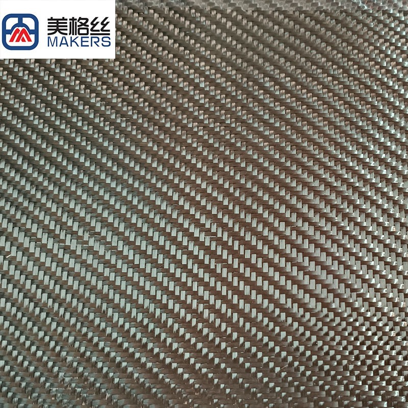 3K 230g 灰黑色斜纹纯芳纶布 凯夫拉纹织物 耐磨绝缘