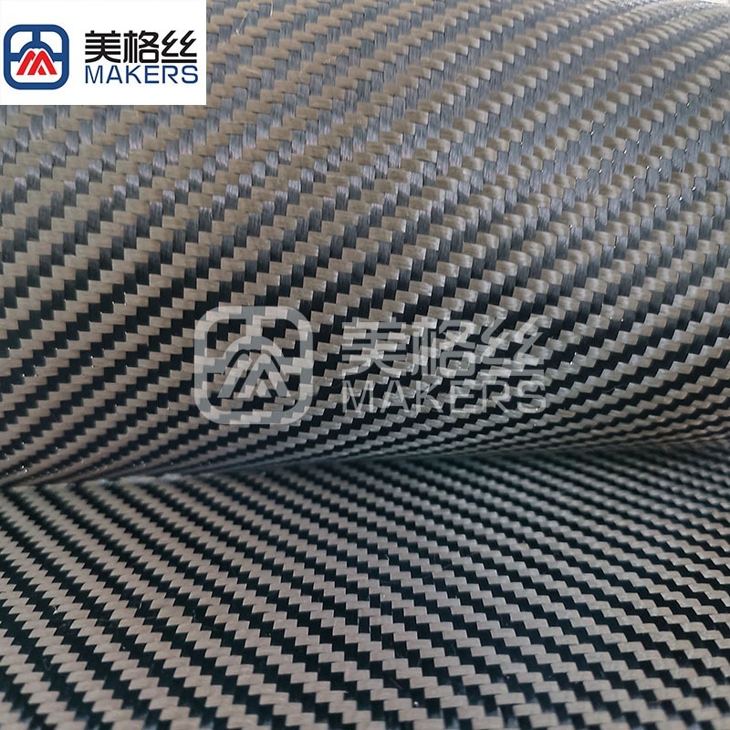 3K 230g 灰黑色斜纹纯芳纶布 凯夫拉纹织物 耐磨绝缘