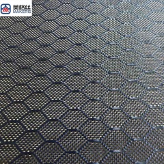 3K 240克 足球纹 蜂窝纹蓝色芳纶碳纤维混编布 蓝黑