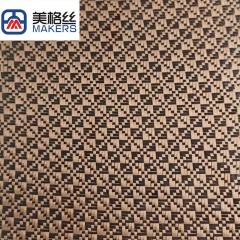 3K 240克金色碎花图案碳纤芳纶混编布