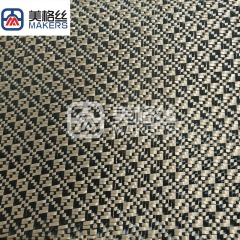 3K 240克金色碎花图案碳纤芳纶混编布