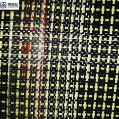 3K 200克 H纹芳纶碳纤混编布 黄黑