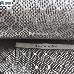 3K 320克 A 型碳纤玻纤混编布 黑白