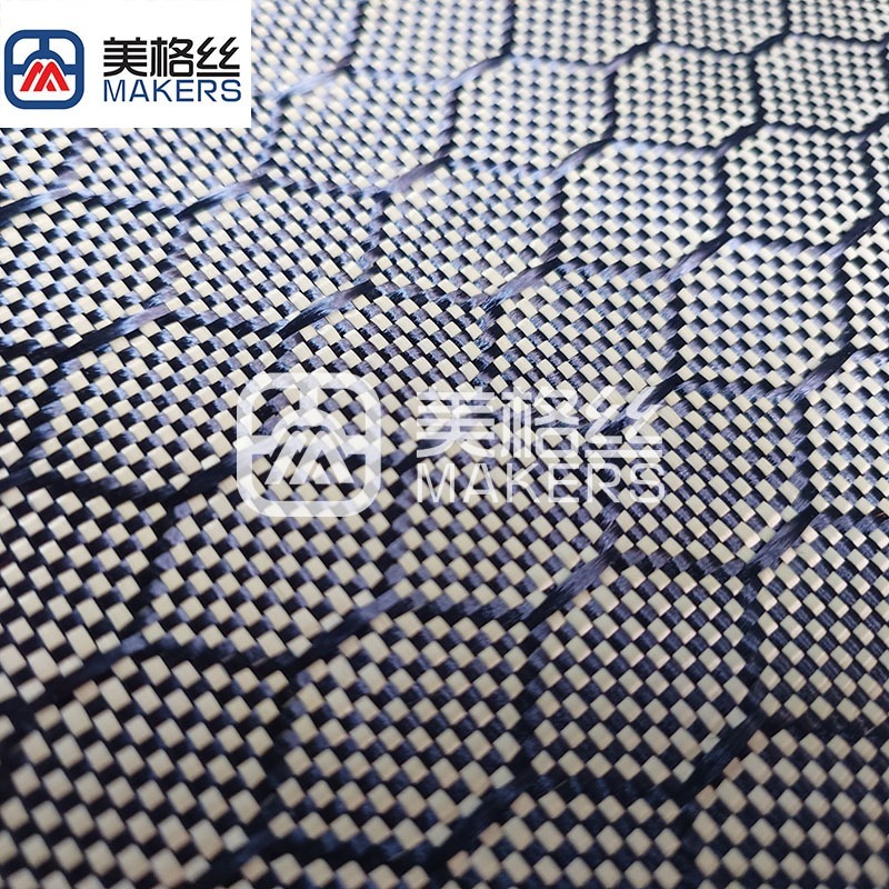 3K 230克 黄黑足球纹提花纯芳纶布