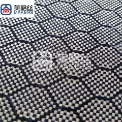 3K 230克 黄黑足球纹提花纯芳纶布