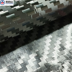 12K100克 16x16mm 斜纹碳纤维展宽布 单面定型