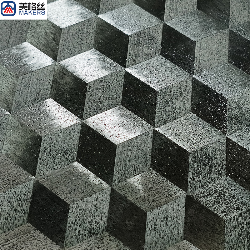 12K 150克 100x60cm 3D立体展宽碳纤维布 单面定型