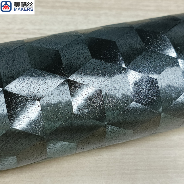 12K 150克 100x60cm 3D立体展宽碳纤维布 单面定型