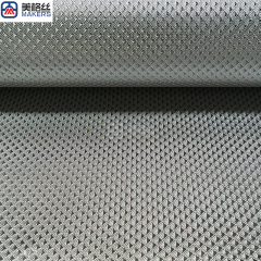 3K 300克 三角形图案 银色 玻璃纤维电镀布