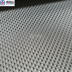 3K 300克 三角形图案 银色 玻璃纤维电镀布