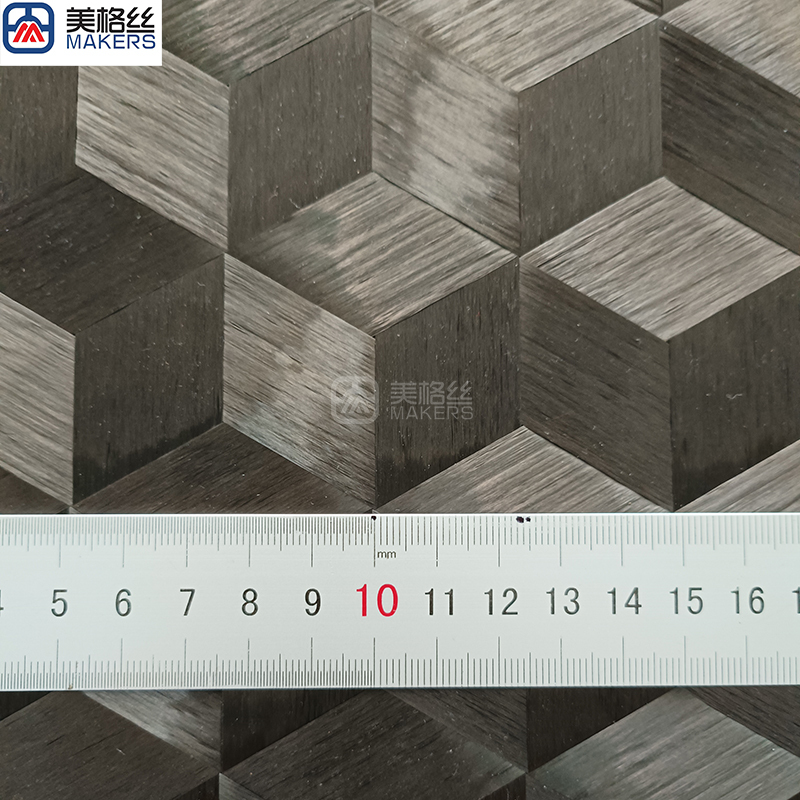 12K 100克 3D立体三轴向展宽碳纤维布 100x60cm