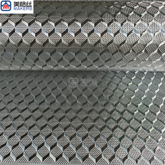 3K 220克 3D立方体 银色 玻璃纤维电镀布