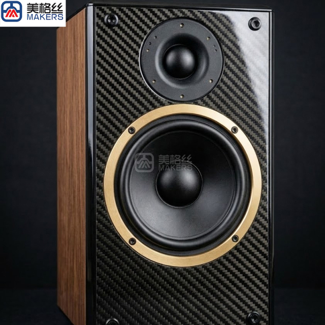 定制轻薄 3K斜纹 亮光 碳纤维板 高端音响面板