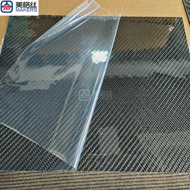 定制轻薄 3K斜纹 亮光 碳纤维板 高端音响面板