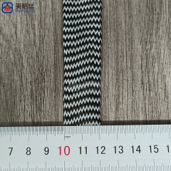 25mm 黑白 碳纤维玻璃纤维混编增强套管