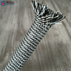 25mm 黑白 碳纤维玻璃纤维混编增强套管