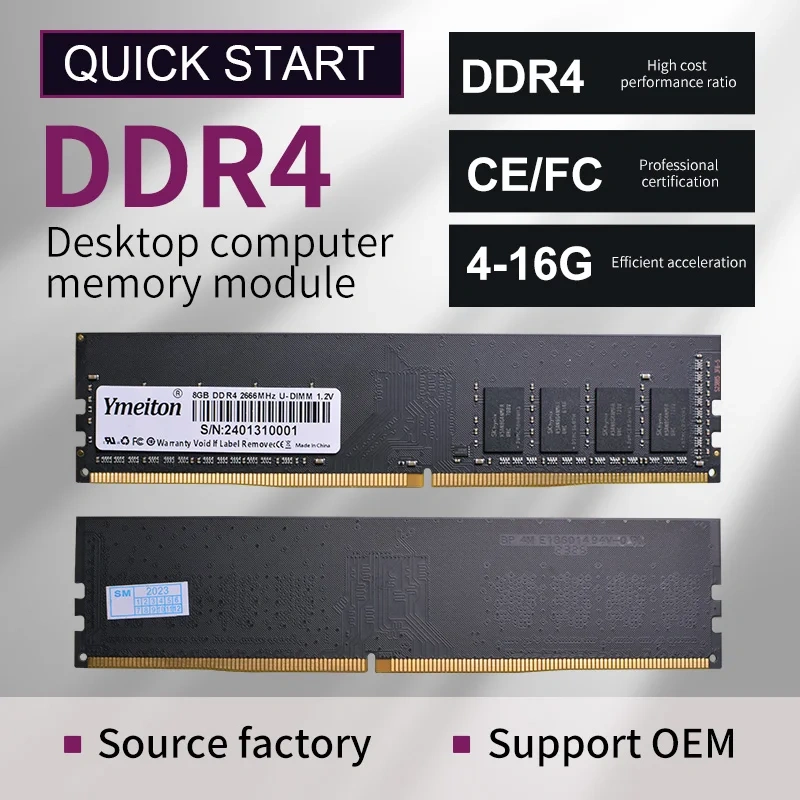 Desktop DDR4 RAM Memory