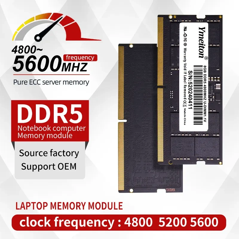 Laptop DDR5 RAM Memory