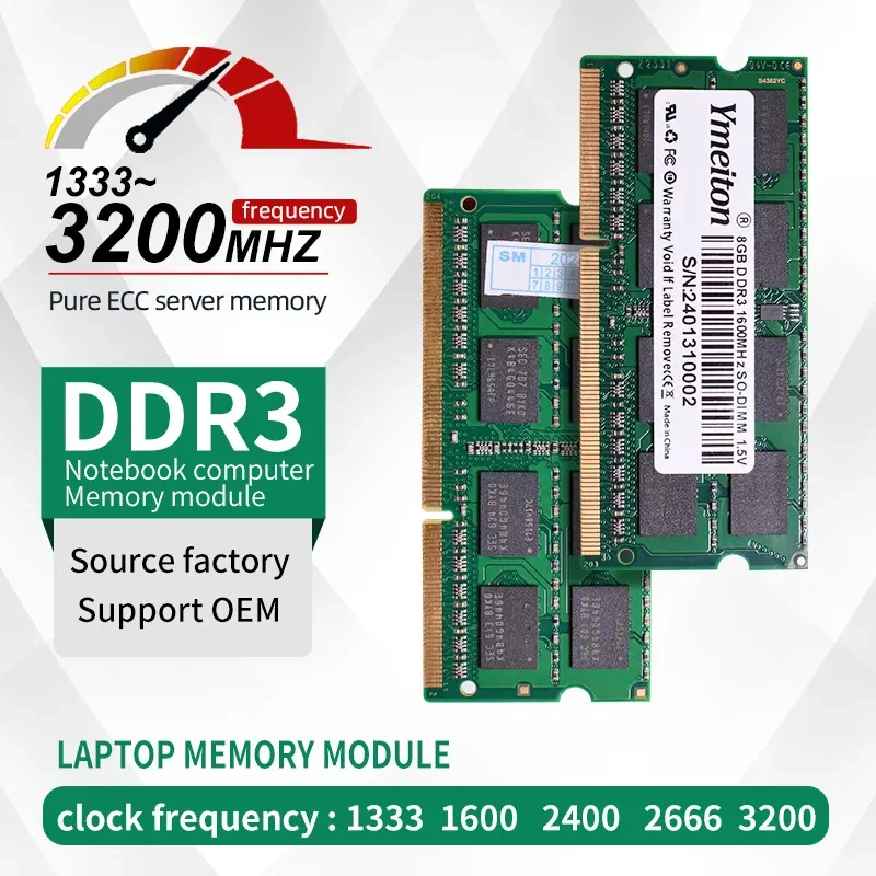 Laptop DDR3 RAM Memory