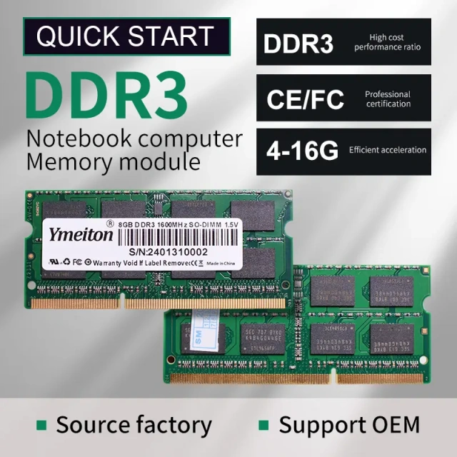 Laptop DDR3 RAM Memory